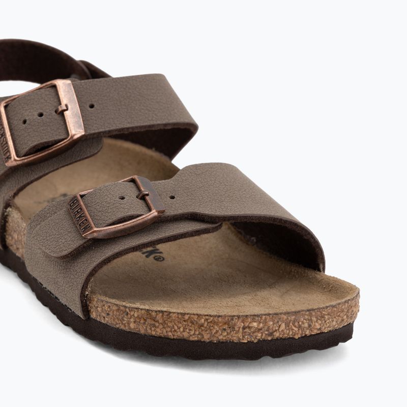 Sandale pentru copii BIRKENSTOCK New York Birkibuc Narrow mocha 7