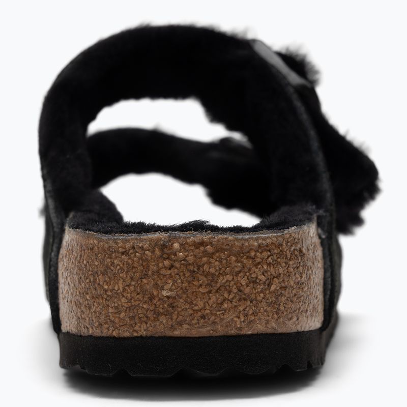 Papuci BIRKENSTOCK Arizona Shearling SL Regular black 6