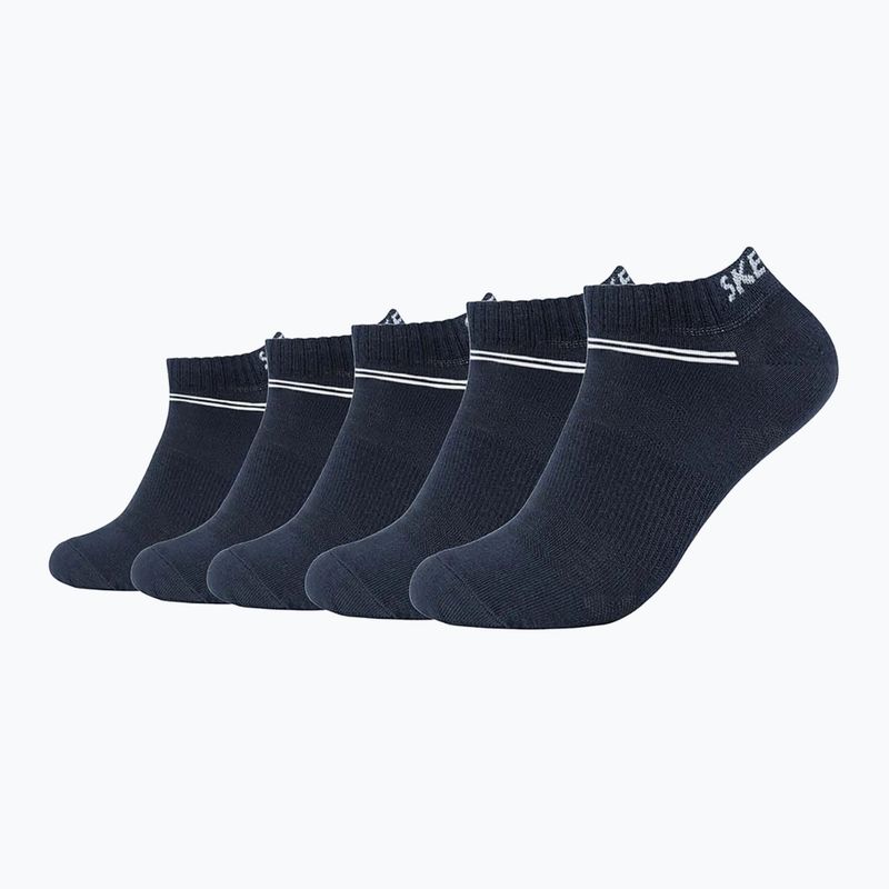 Șosete Skechers Mesh Ventilation Sneaker 5 pairs navy