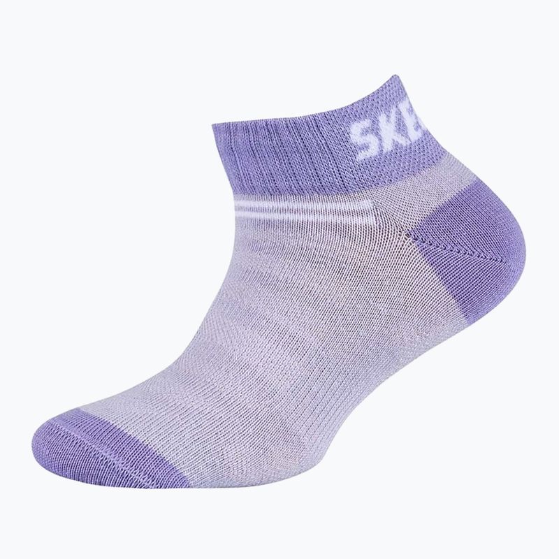 Șosete pentru copii Skechers Mesh Ventilation Sneaker 5 pairs prism pink