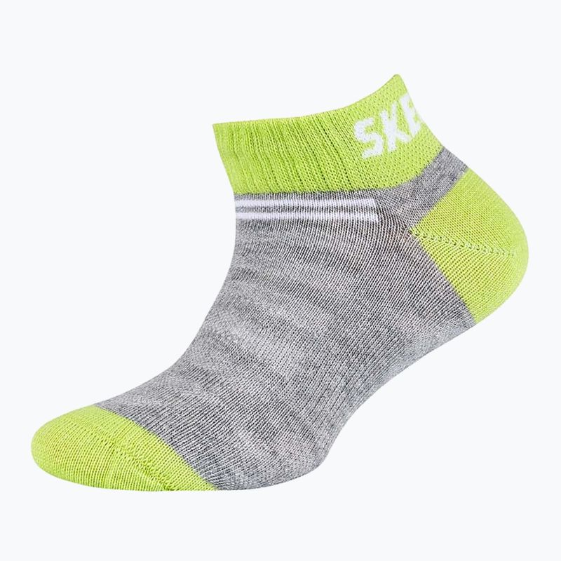 Șosete pentru copii Skechers Mesh Ventilation Sneaker 5 pairs acid lime