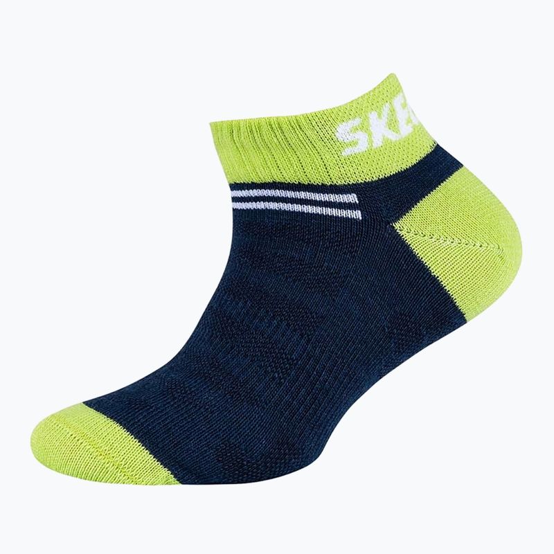 Șosete pentru copii Skechers Mesh Ventilation Sneaker 5 pairs acid lime