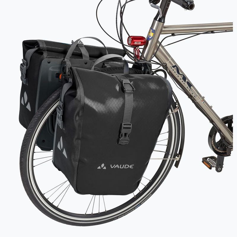 VAUDE Aqua Front 28 l negru negru cufere de biciclete pentru rafturi 4