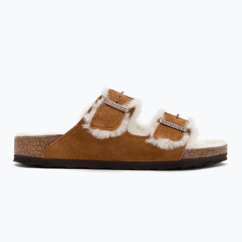 Papuci BIRKENSTOCK Arizona Shearling SL Regular mink 2