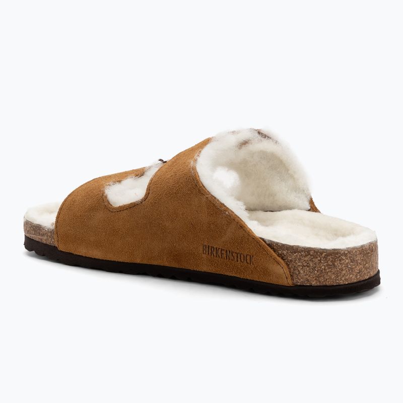 Papuci BIRKENSTOCK Arizona Shearling SL Regular mink 3
