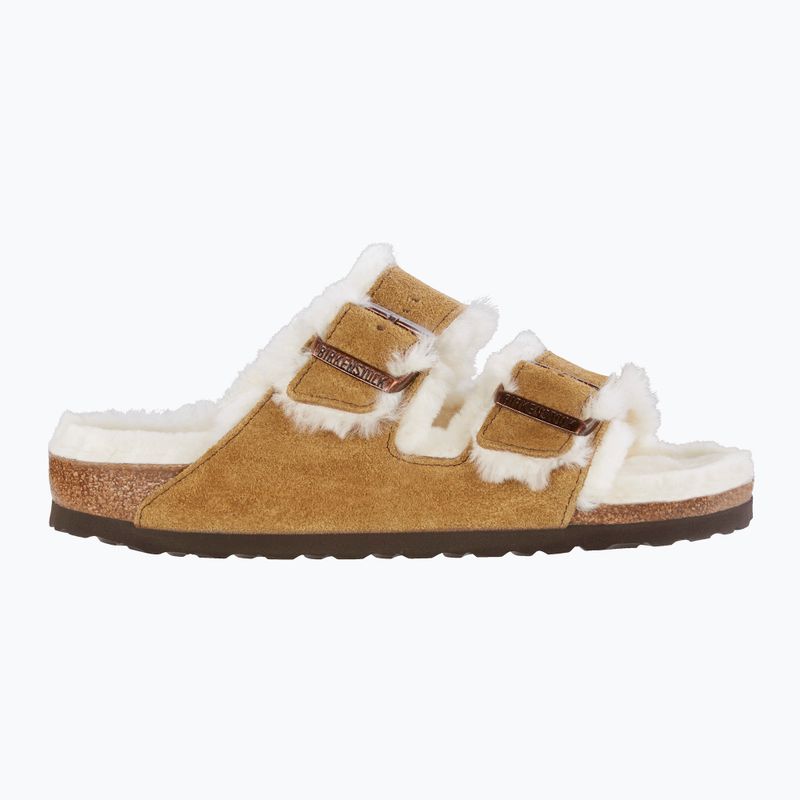Papuci BIRKENSTOCK Arizona Shearling SL Narrow mink 2