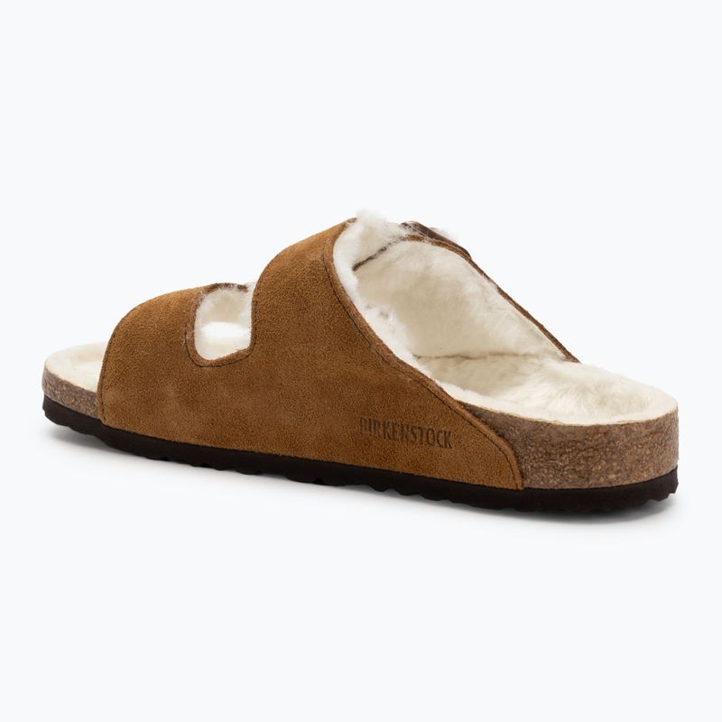 Papuci BIRKENSTOCK Arizona Shearling SL Narrow mink 3