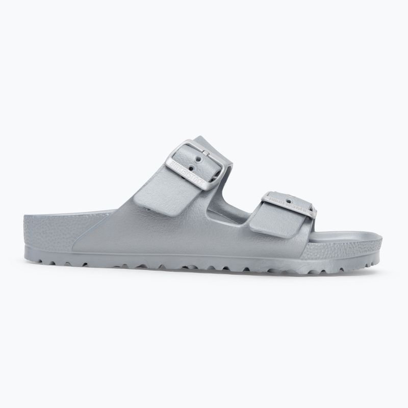 Papuci BIRKENSTOCK Arizona EVA Narrow metallic silver 2