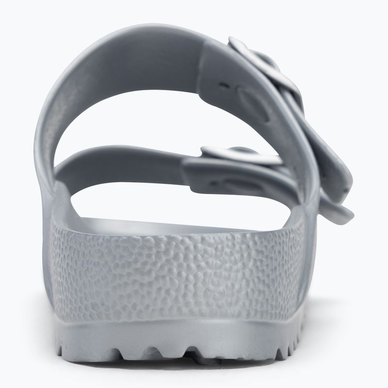 Papuci BIRKENSTOCK Arizona EVA Narrow metallic silver 6