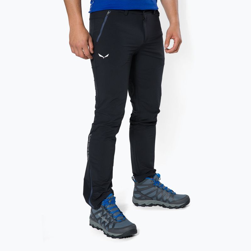 Pantaloni bărbătești softshell Salewa Pedroc 3 DST negru 00-0000026955
