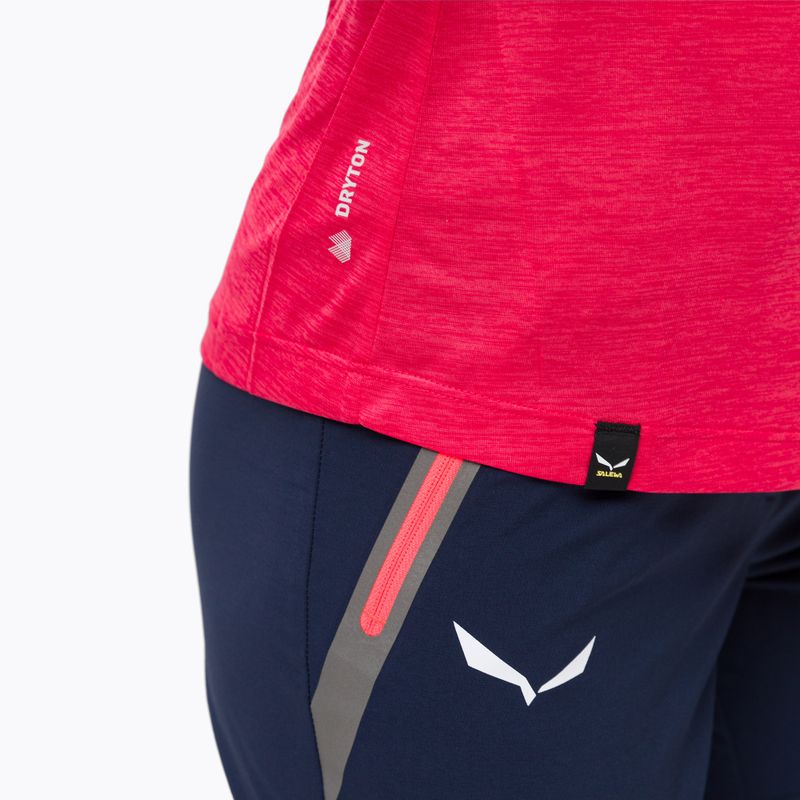 Cămașă de trekking pentru femei Salewa Puez Melange Dry pink 00-0000026538 5