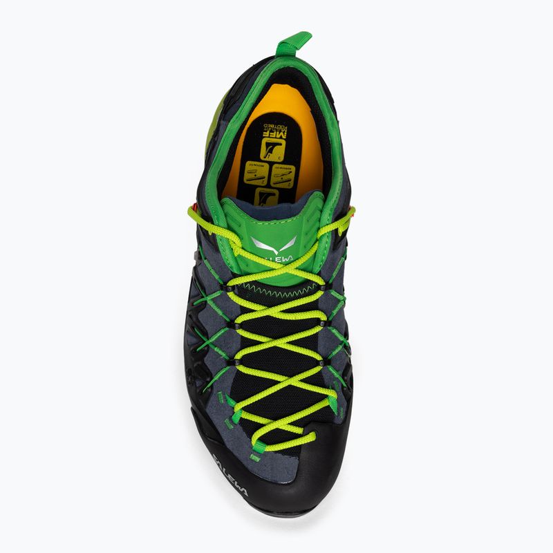 Pantof de abordare Wildfire Edge pentru bărbați Salewa albastru marin/galben 00-0000061346 6