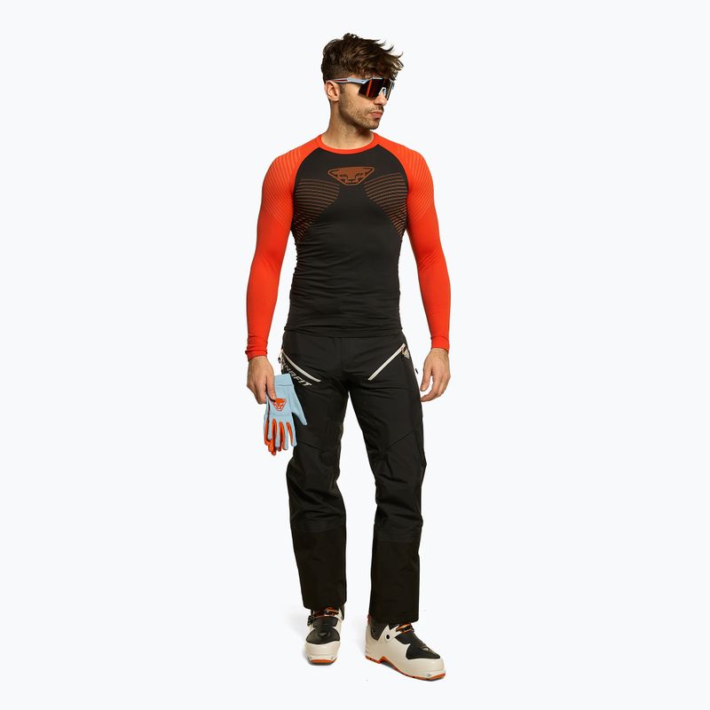 Tricou termic DYNAFIT Speed Dryarn LS pentru bărbați negru-roșu 08-0000071056 2
