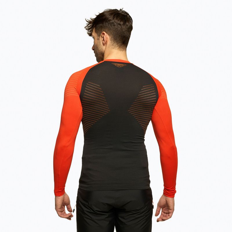 Tricou termic DYNAFIT Speed Dryarn LS pentru bărbați negru-roșu 08-0000071056 3