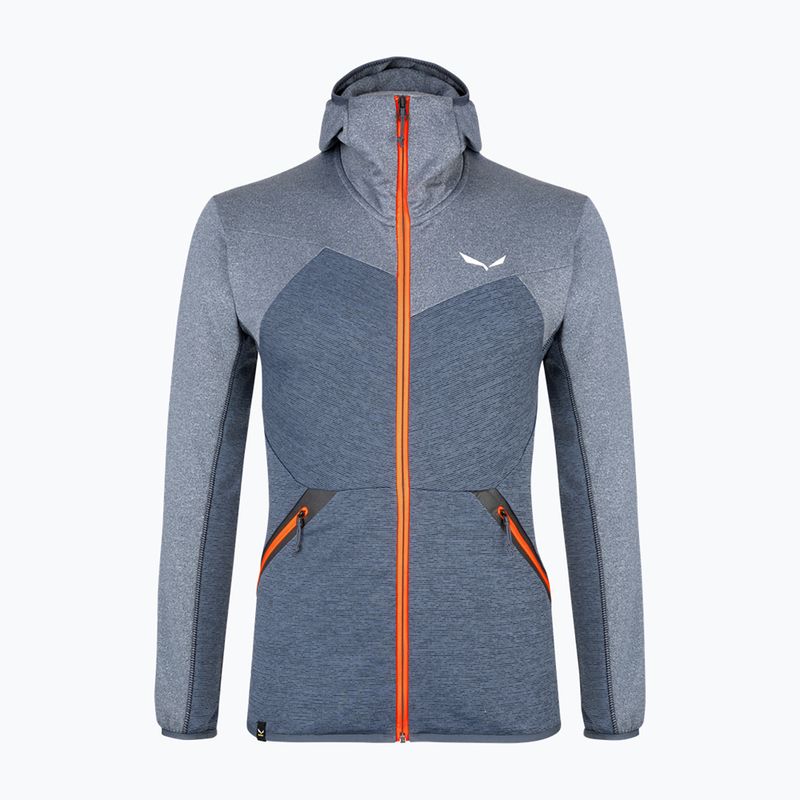 Pulover bărbătesc Salewa Puez Melange PL FZ Hoody Pulover cu glugă albastru 00-0000027386 4