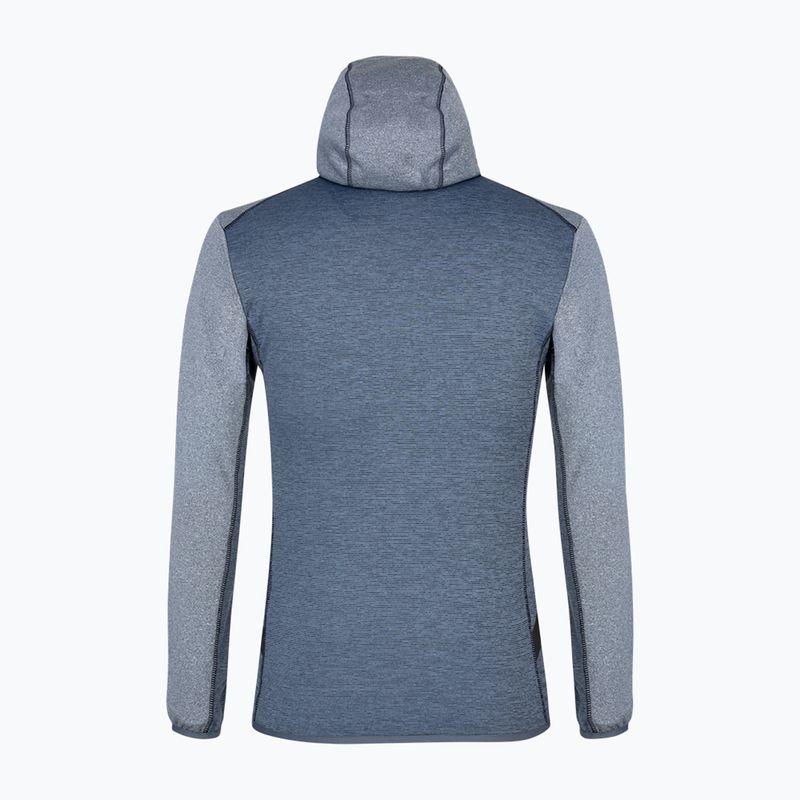 Pulover bărbătesc Salewa Puez Melange PL FZ Hoody Pulover cu glugă albastru 00-0000027386 5