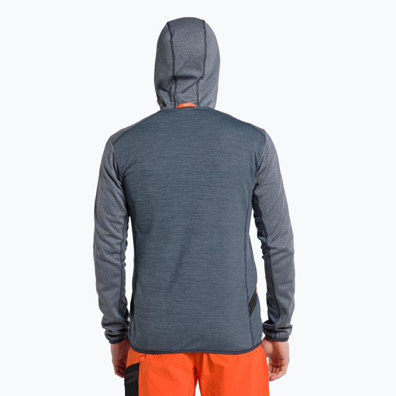 Pulover bărbătesc Salewa Puez Melange PL FZ Hoody Pulover cu glugă albastru 00-0000027386 3
