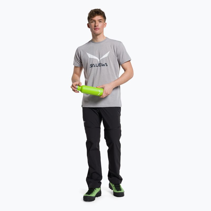 Cămașă de trekking pentru bărbați Salewa Solidlogo Dry gri 00-0000027018 2