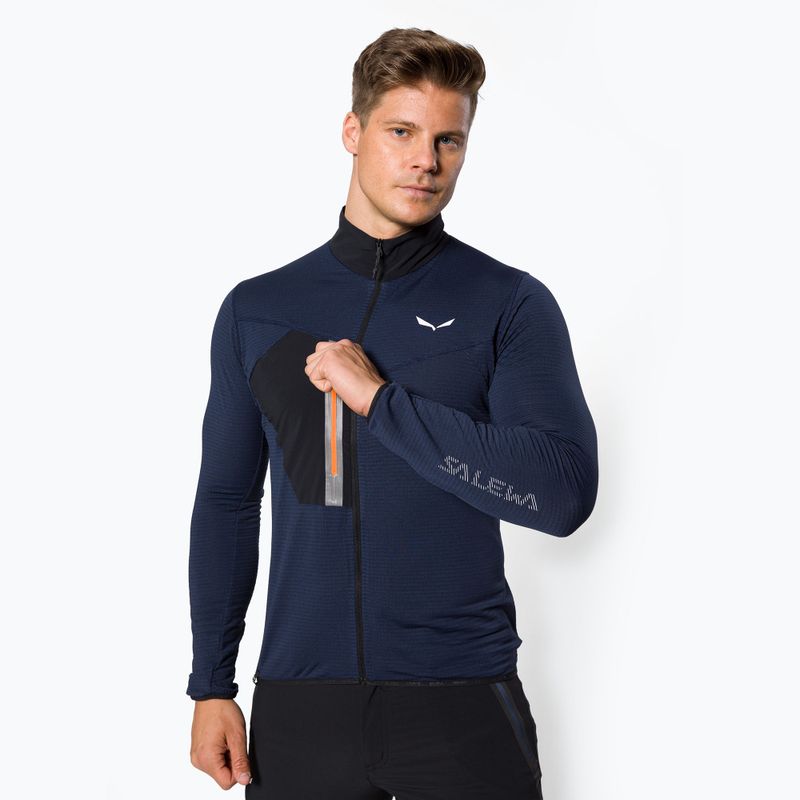 Hanorac bărbătesc Salewa Pedroc fleece sweatshirt albastru marin 00-0000027719