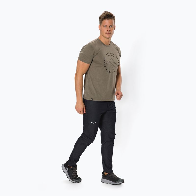 Pantaloni de alpinism pentru bărbați Salewa Agner Denim 2 negru 00-0000027876 2