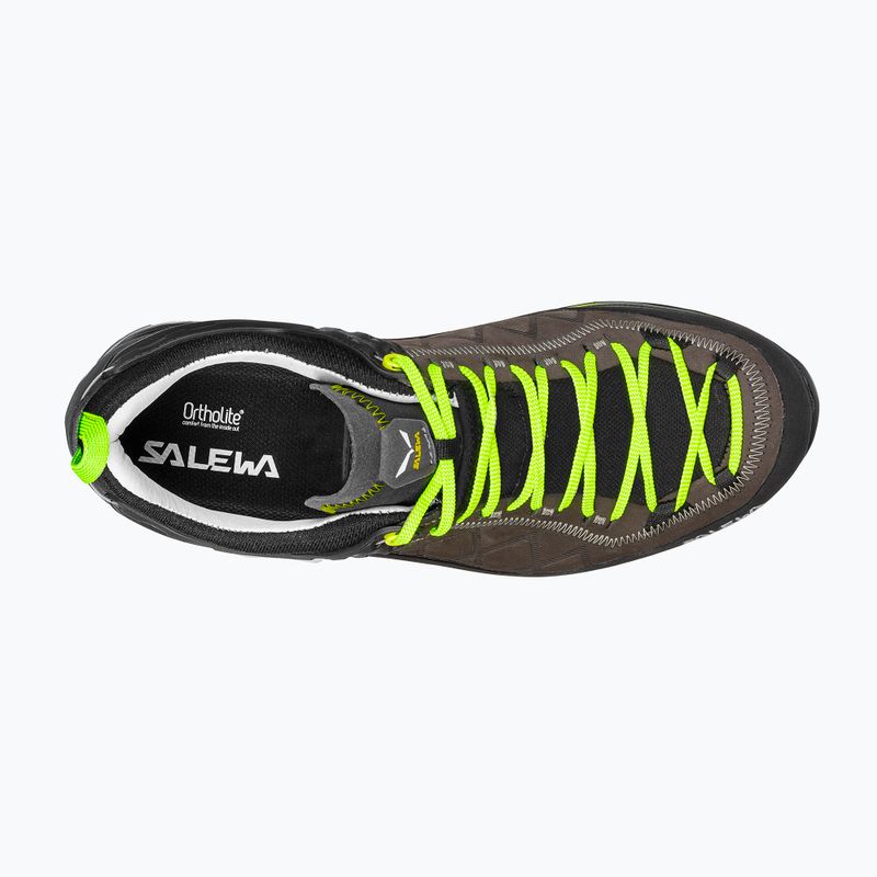Pantofi de trekking pentru bărbați Salewa MS MTN Trainer 2L smoked / fluo green 8