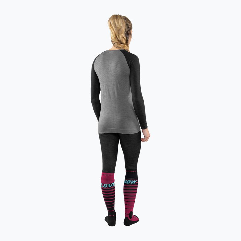 Bluză termică pentru femei DYNAFIT Tour Light Merino black out 3
