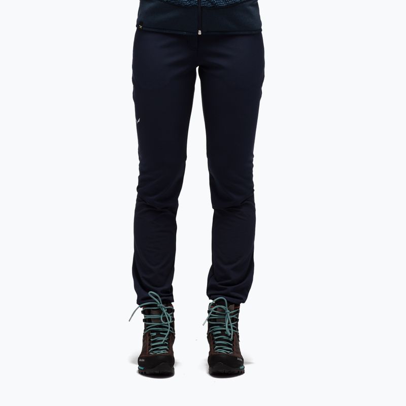 Pantaloni femeii Salewa Dolomia softshell negru 00-0000027936