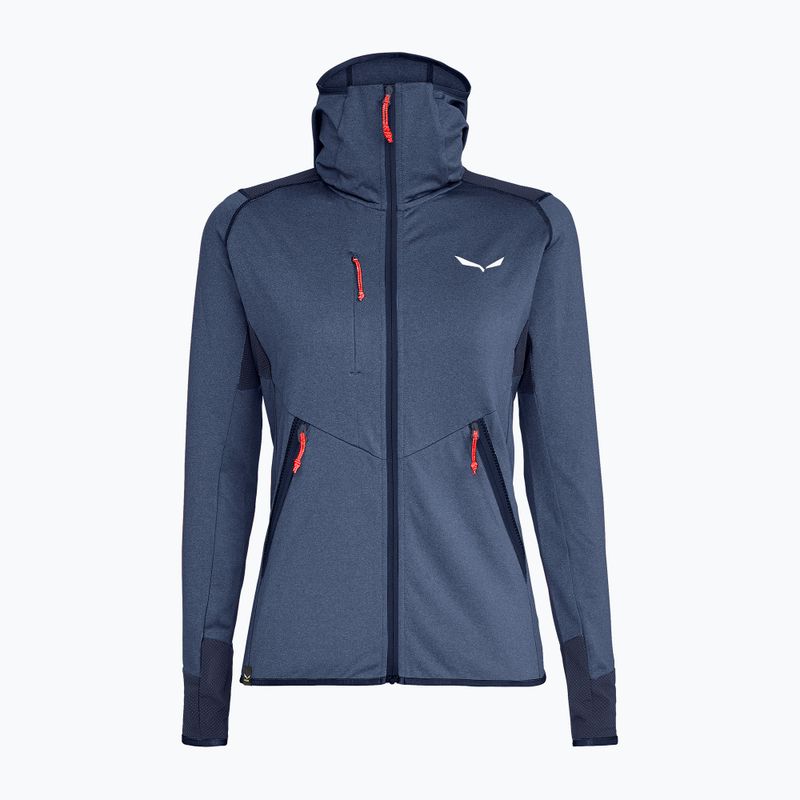 Pulover cu glugă pentru femei Salewa Agner Hybrid PL/DST FZ Hoody albastru marin 00-0000027372 10