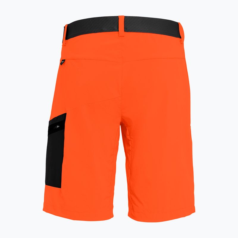 Pantaloni scurți de drumeție pentru bărbați SALEWA Pedroc Cargo 2 4151 portocaliu 26934 5