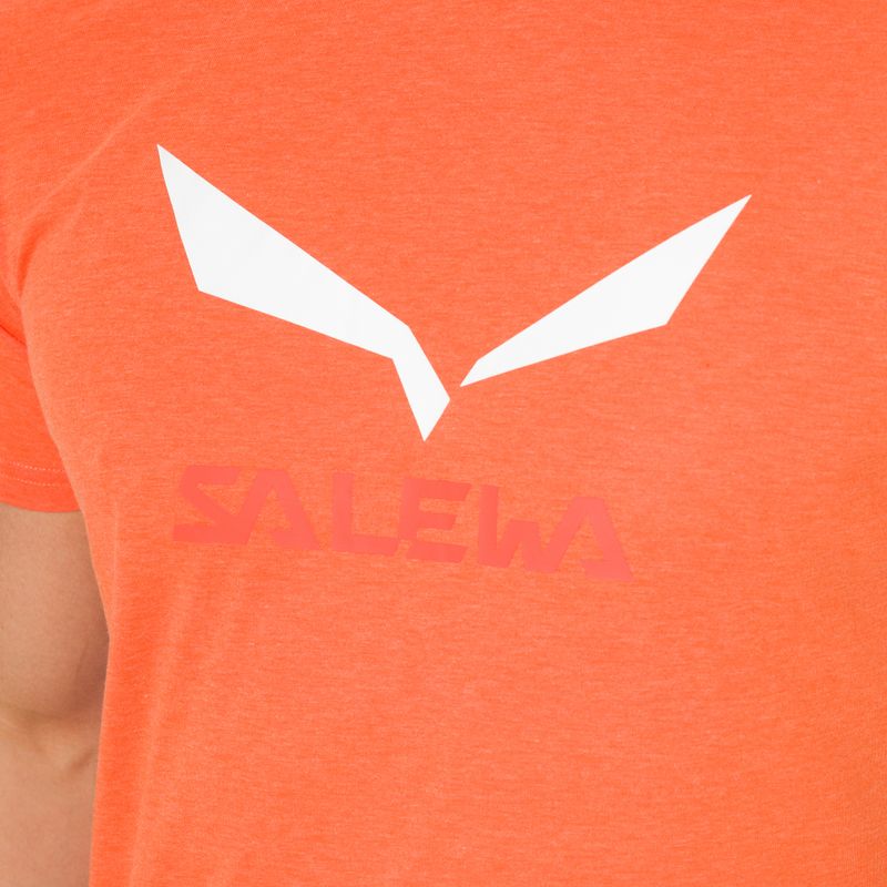 Cămașă de trekking pentru bărbați Salewa Solidlogo Dry orange 00-0000027018 4
