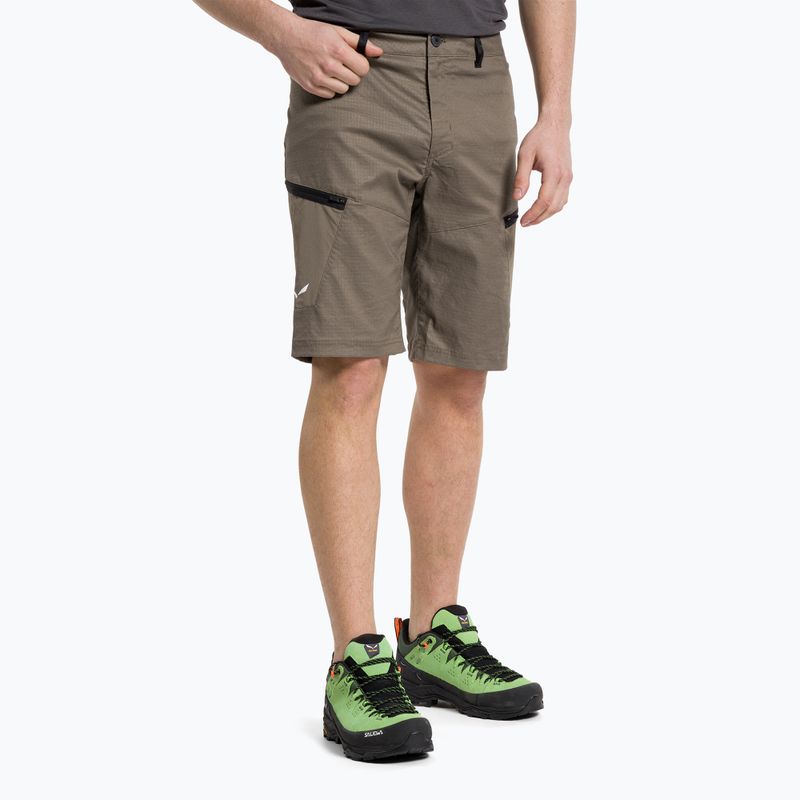 Pantaloni scurți de drumeție pentru bărbați Salewa Lavaredo Hemp Hemp maro 00-0000028033