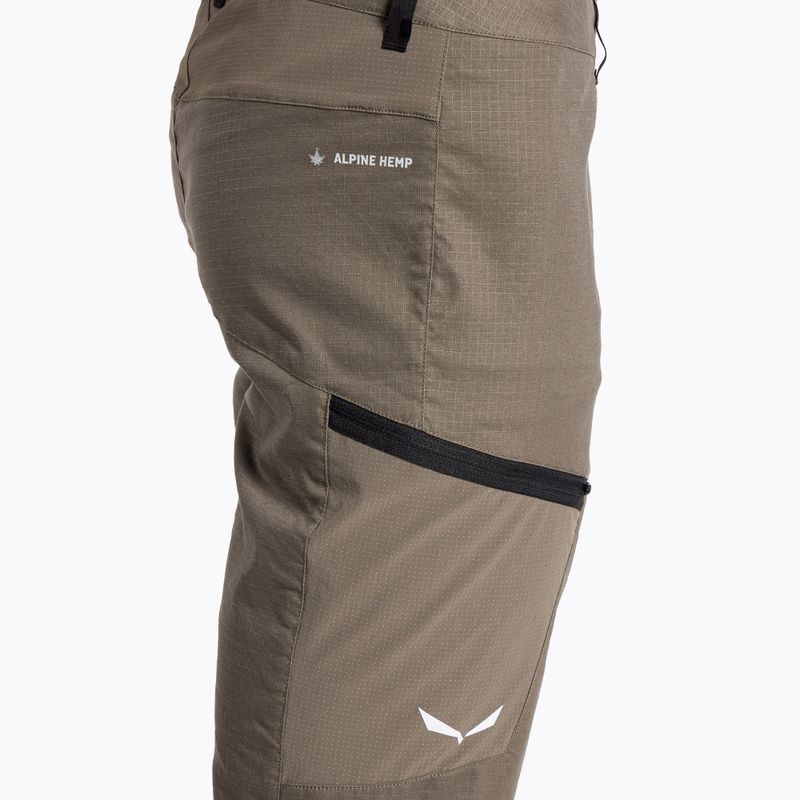 Pantaloni scurți de drumeție pentru bărbați Salewa Lavaredo Hemp Hemp maro 00-0000028033 4