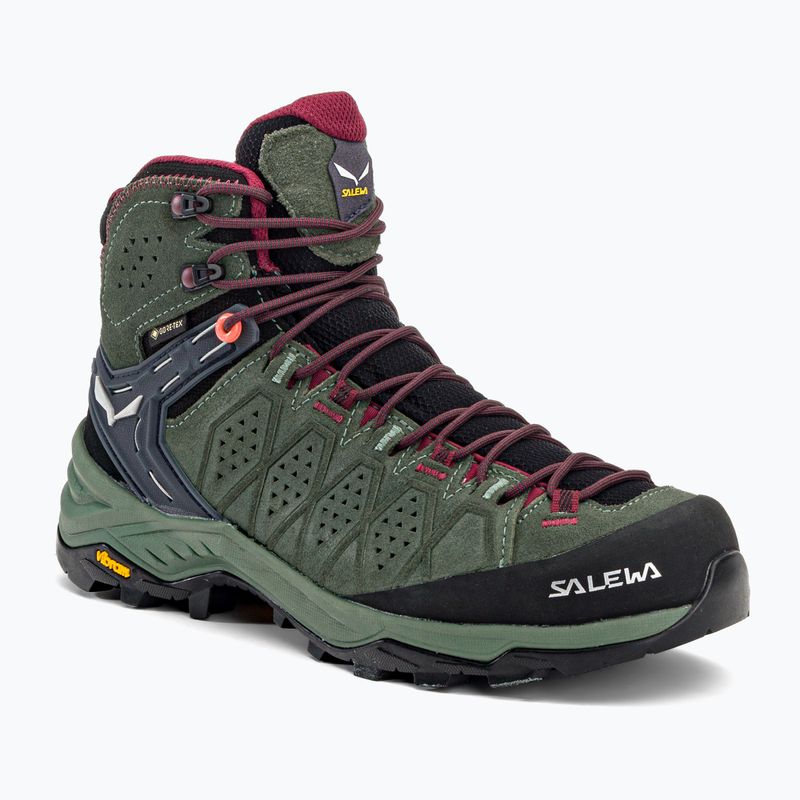 Cizme de trekking pentru femei Salewa Alp Trainer 2 Mid GTX verde 00-0000061383