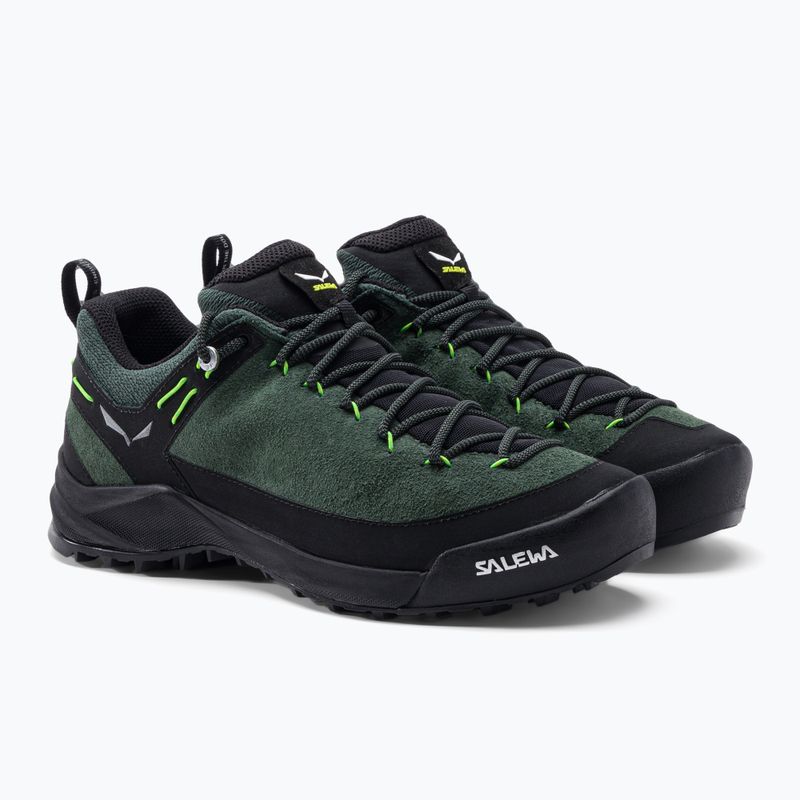 Cizme de drumeție pentru bărbați Salewa Wildfire Leather verde 00-0000061395 5