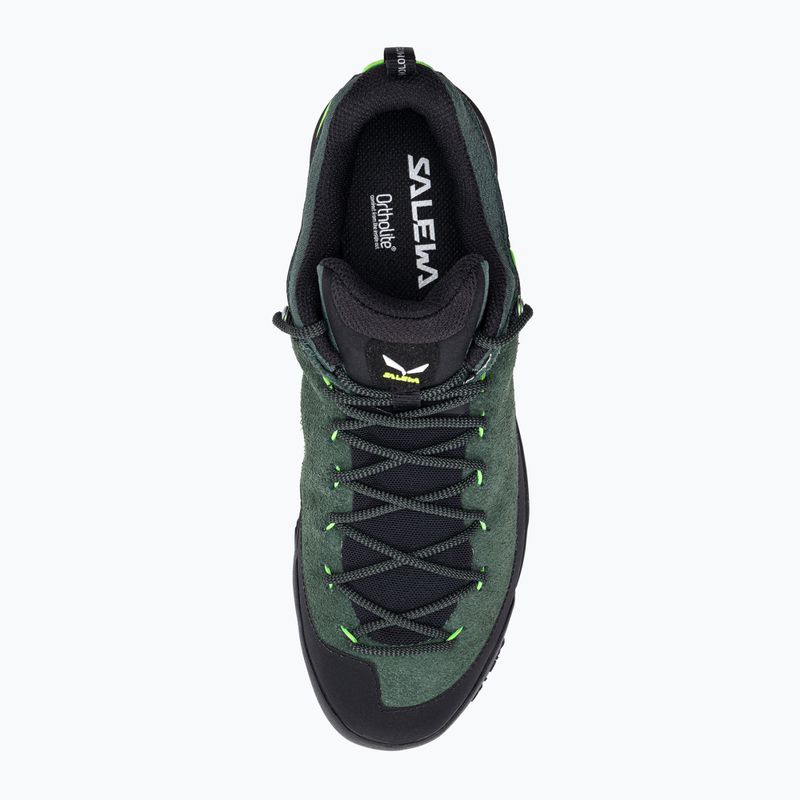 Cizme de drumeție pentru bărbați Salewa Wildfire Leather verde 00-0000061395 6