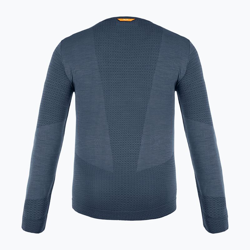 Longsleeve termoactiv pentru copii Salewa Zebru Med Warm AMR denim 5