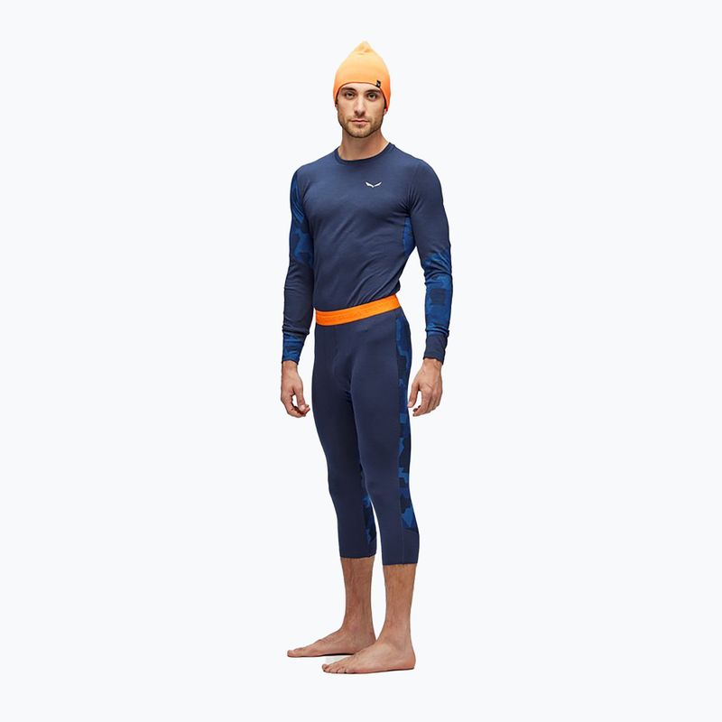 Pantaloni termici bărbați Salewa Cristallo Cristallo Warm Amr 3/4 pantaloni termici blazer navy pentru bărbați 4
