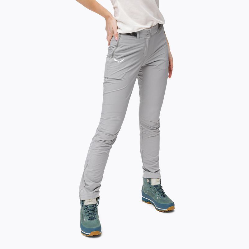 Pantaloni softshell pentru femei Salewa Pedroc 3 DST gri 00-0000026956