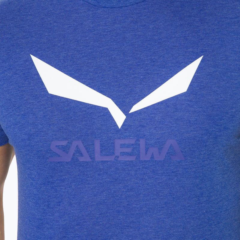 Cămașă de trekking pentru bărbați Salewa Solidlogo Dry albastru 00-0000027018 4