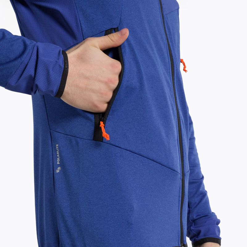 Hanorac bărbătesc Salewa Agner Hybrid PL/DST FZ Hoody blu 00-0000027371 4