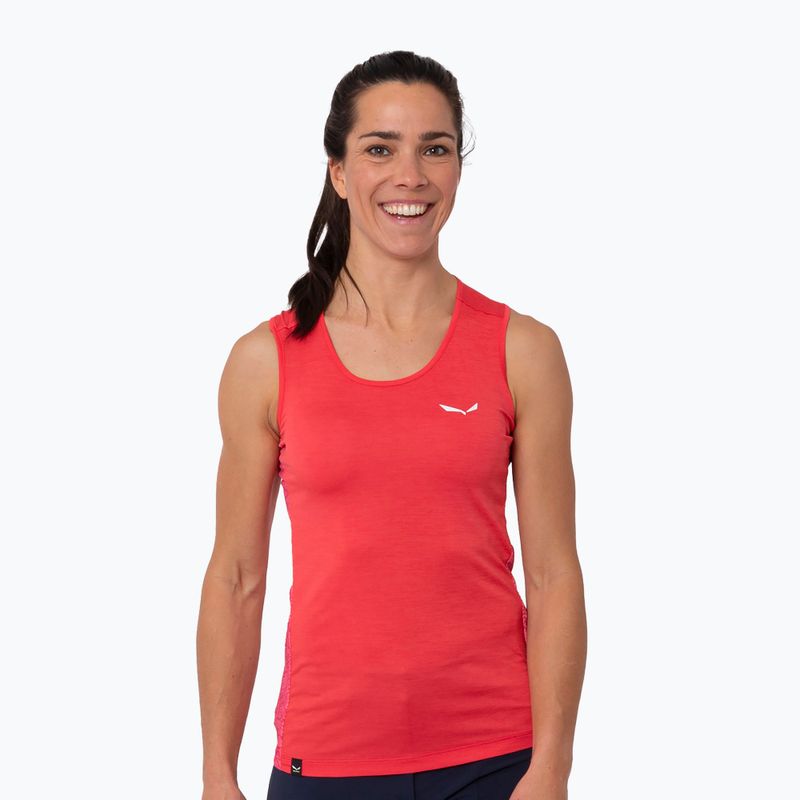 Cămașă de trekking pentru femei Salewa Puez Graphic Dry Tank roz 00-0000027482 2