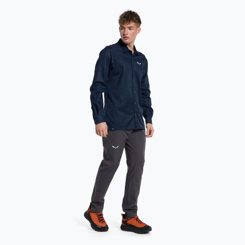 Cămașă de trekking pentru bărbați Salewa Fanes Hemp Hemp albastru marin 00-0000028298 2