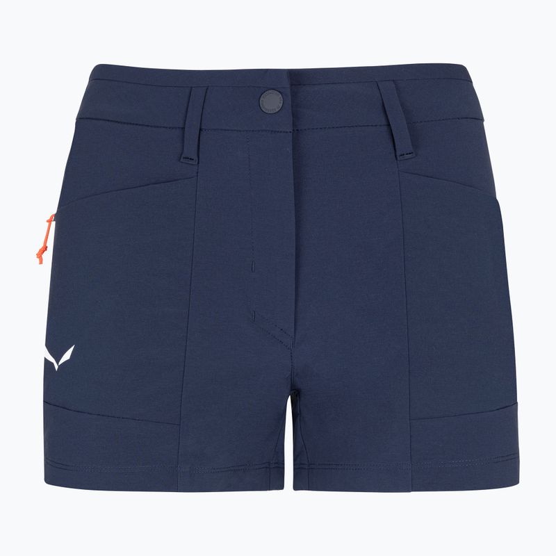 Pantaloni scurți de drumeție pentru femei Salewa Puez DST Cargo albastru marin 00-0000028315