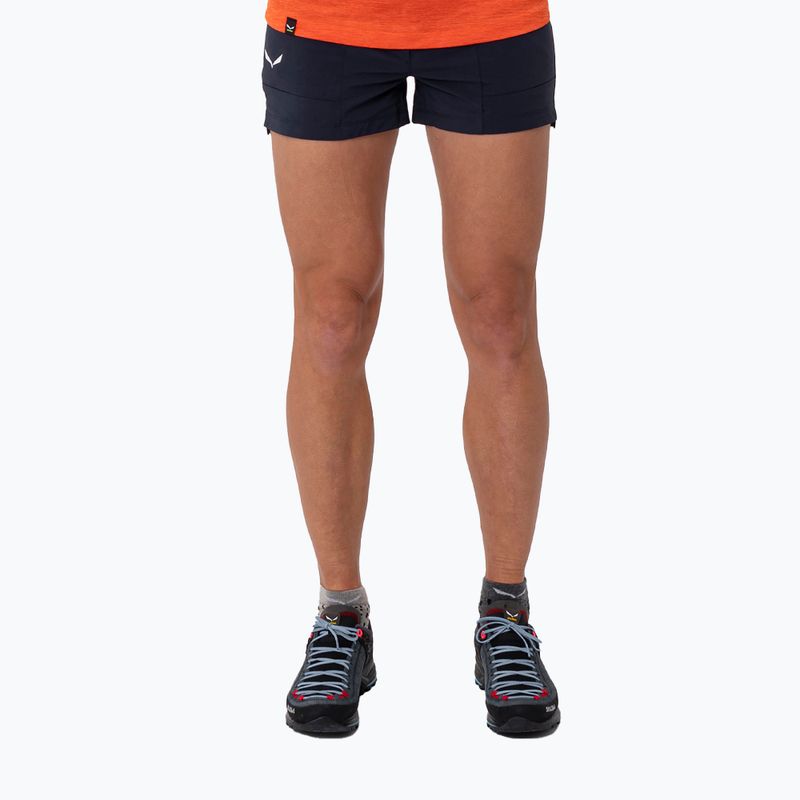Pantaloni scurți de drumeție pentru femei Salewa Puez DST Cargo albastru marin 00-0000028315 4