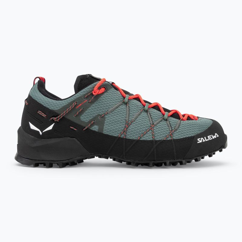 Pantofi de abordare Salewa Wildfire 2 pentru femei verde rață / negru 3