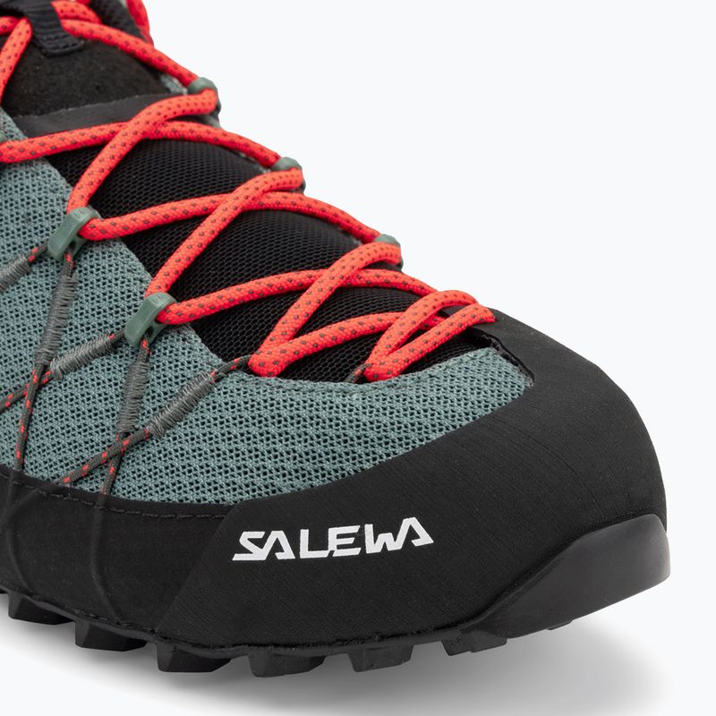 Pantofi de abordare Salewa Wildfire 2 pentru femei verde rață / negru 7