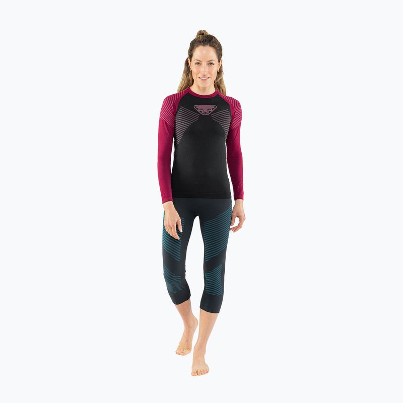 DYNAFIT Speed Dryarn LS tricou termic pentru femei negru-roșu 08-0000071057 5