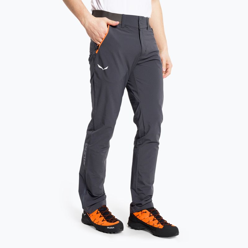 Pantaloni de trekking pentru bărbați Salewa Pedroc 3 DST gri închis 26955