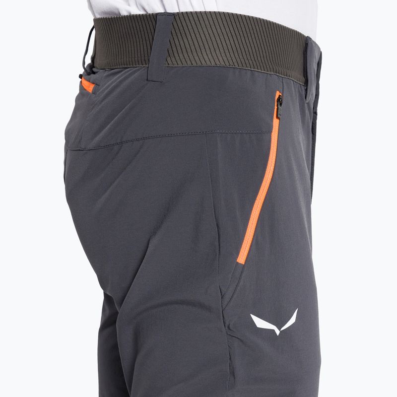 Pantaloni de trekking pentru bărbați Salewa Pedroc 3 DST gri închis 26955 4