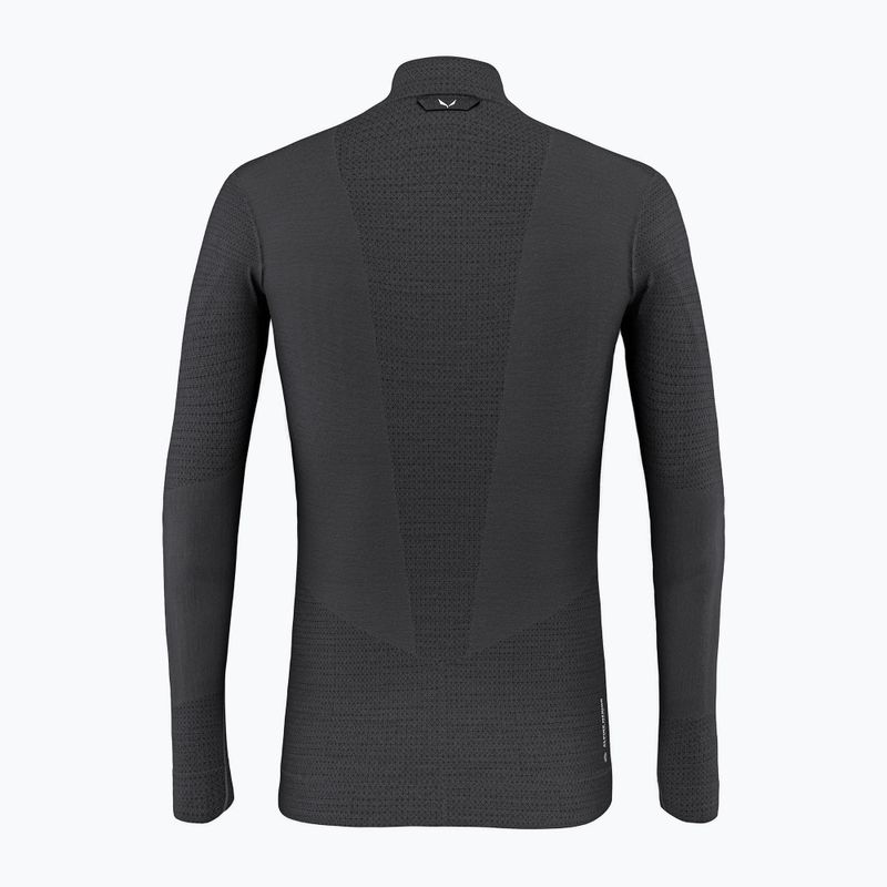 Longsleeve termoactiv pentru bărbați Salewa Zebru Med Warm Amr 1/2z onyx 2